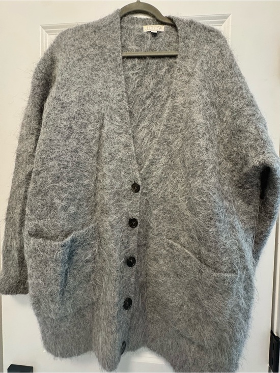 J. Crew Sweaters - J.Crew Collection Mohair Blend Oversized Grandpa Cardigan Sweater Large - NWOT